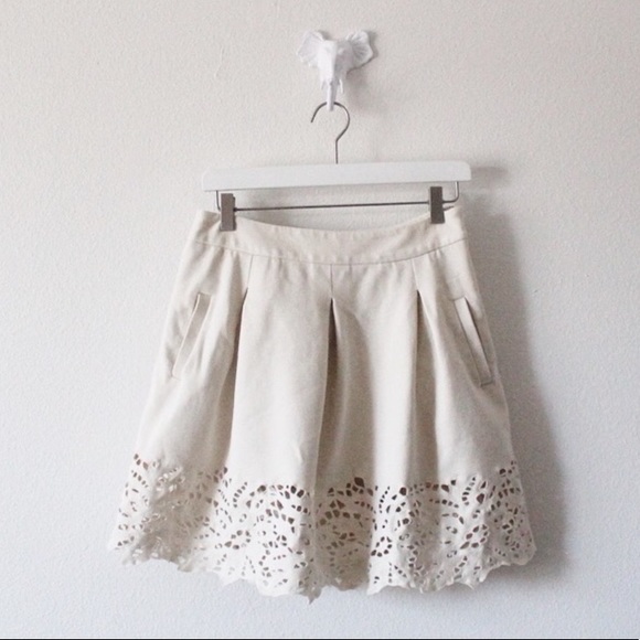 BCBGeneration Dresses & Skirts - RELISTED 🎉HP🎉 BCBGMAXAZRIA Embroidered Eyelet Skirt L576